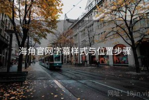 海角官网字幕样式与位置步骤