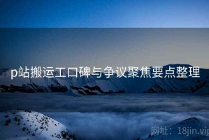 p站搬运工口碑与争议聚焦要点整理