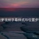 菠萝视频字幕样式与位置步骤