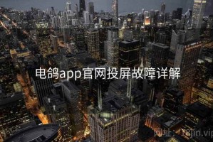 电鸽app官网投屏故障详解