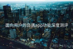 面向用户的岛遇app功能深度测评