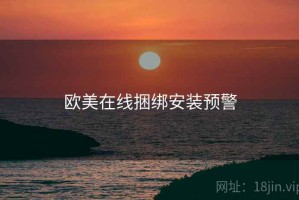 欧美在线捆绑安装预警