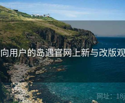 面向用户的岛遇官网上新与改版观察