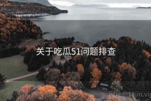 关于吃瓜51问题排查