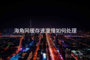 海角网缓存速度慢如何处理