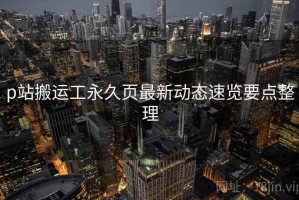 p站搬运工永久页最新动态速览要点整理