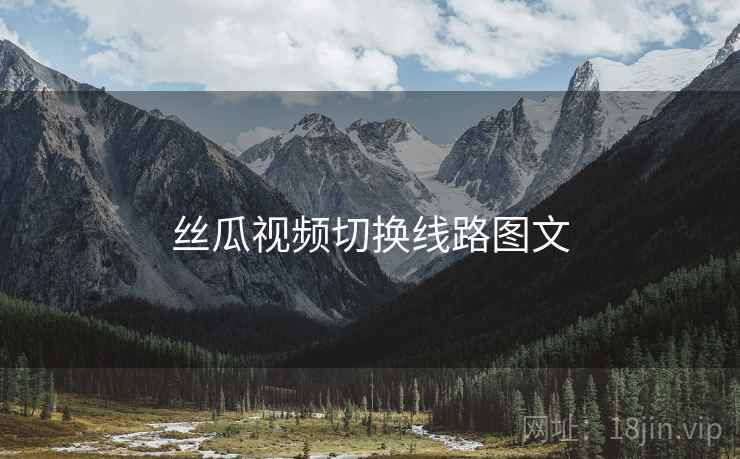 丝瓜视频切换线路图文