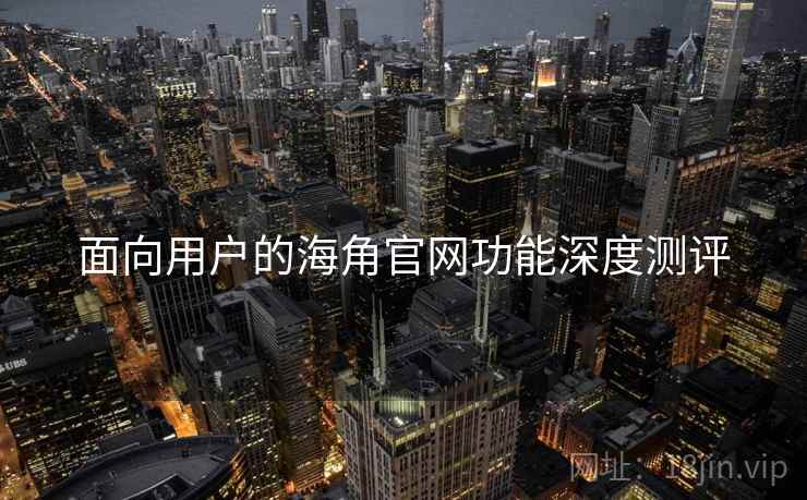 面向用户的海角官网功能深度测评