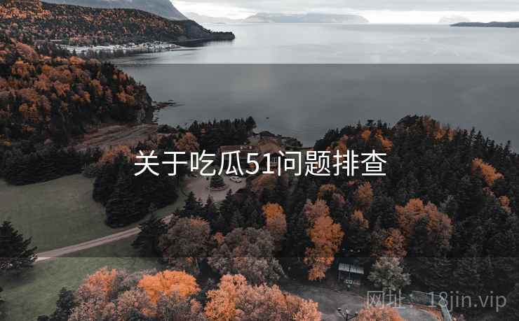 关于吃瓜51问题排查