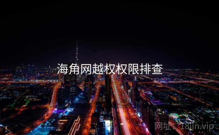 海角网越权权限排查