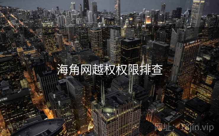 海角网越权权限排查