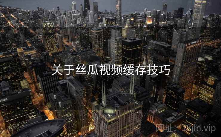 关于丝瓜视频缓存技巧