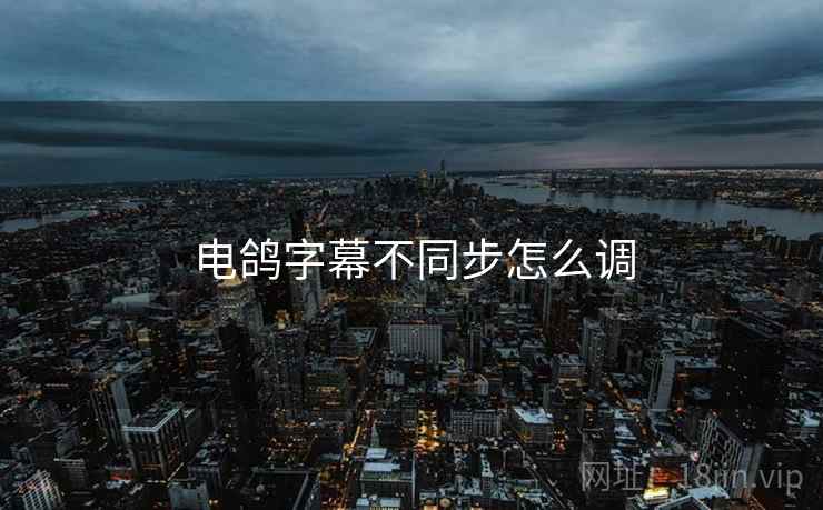 电鸽字幕不同步怎么调