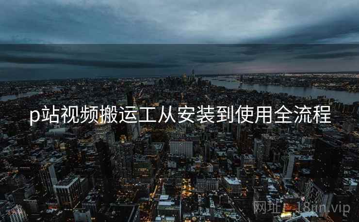 p站视频搬运工从安装到使用全流程